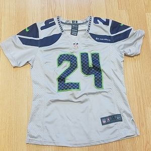 Nike Marshawn Lynch #24 Seahawks Jersey